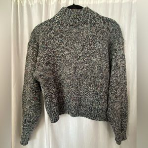 Vintage Gray & Multi color (rainbow 🌈) Knit 🧶 Sweater Gerard Works Size Medium